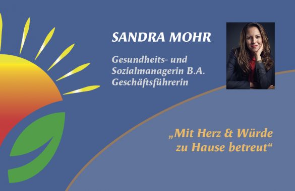 Sandra Mohr Sonnenglanz GmbH Visitenkarte Pflegedienst in Ingolstadt