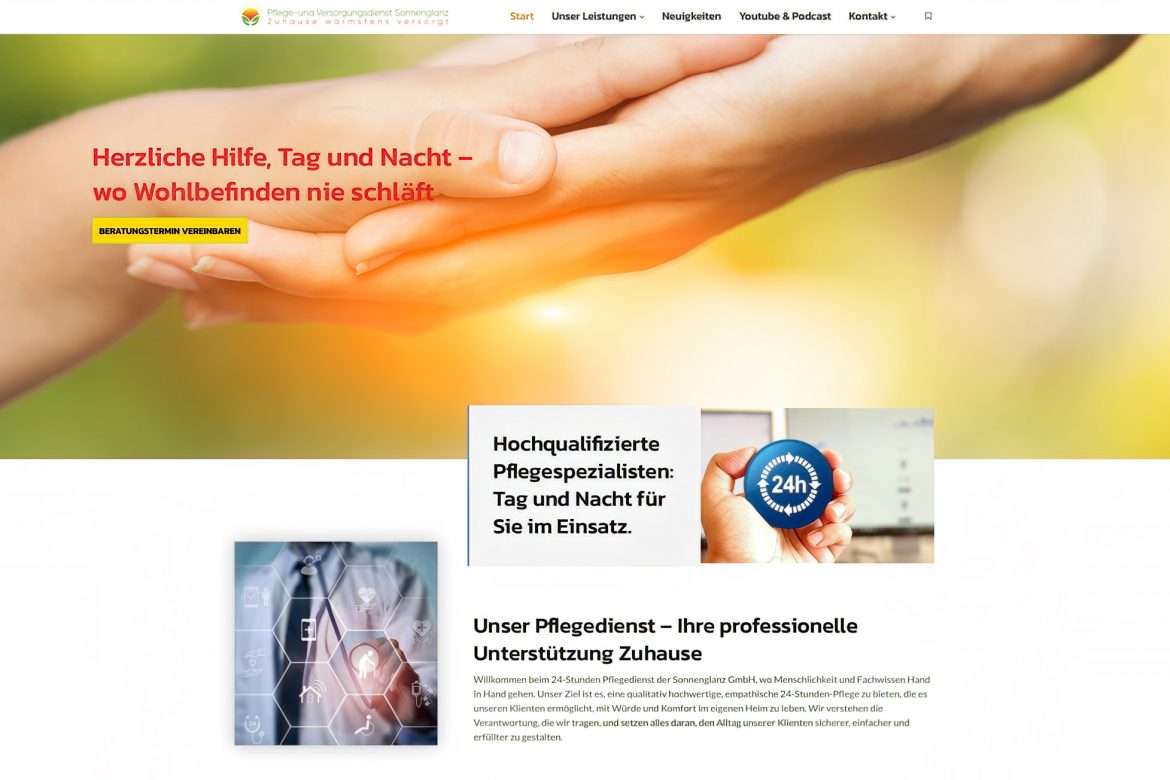 Website 24h Pflege